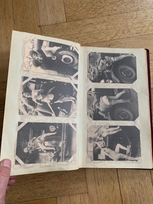 Altes Fotoalbum mit Akt Postkarten ungelaufen Bildern Ansichtskarten Foto ca 95 Stück Bild 20