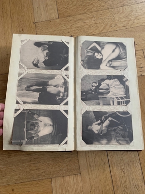 Altes Fotoalbum mit Akt Postkarten ungelaufen Bildern Ansichtskarten Foto ca 95 Stück Bild 8