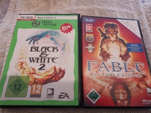 2 PC Spiele Black and White / Fable Bild 1