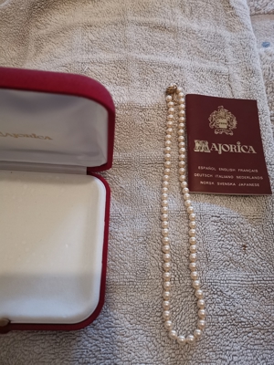 Echte Majorica Perlenkette Bild 4