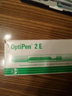 OptiPen 2 E OVP für Insulin Patrone Bild 2