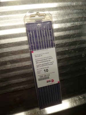 Wolframelektrode E3 2,4x175 BINZEL NEU OVP Bild 2