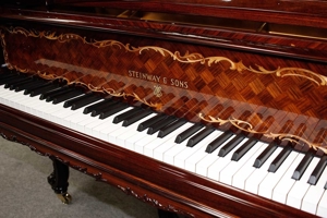 Flügel Klavier Steinway & Sons O-180 Louis XV Palisander Intarsien, 5 Jahre Garantie Bild 8