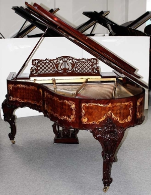 Flügel Klavier Steinway & Sons O-180 Louis XV Palisander Intarsien, 5 Jahre Garantie Bild 5