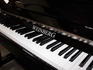 Klavier Weinberg U 131 T, schwarz poliert, 5 Jahre Garantie Bild 3