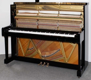 Klavier Yamaha U1, 121 cm, schwarz poliert, Nr. 5325474, 5 Jahre Garantie Bild 6