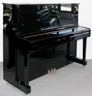 Klavier Yamaha U1, 121 cm, schwarz poliert, Nr. 5325474, 5 Jahre Garantie Bild 2
