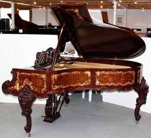 Flügel Klavier Steinway & Sons O-180 Louis XV Palisander Intarsien, 5 Jahre Garantie Bild 3