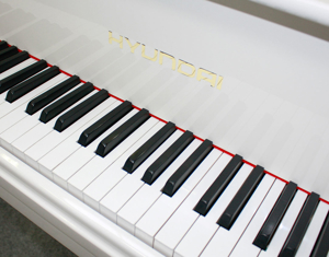 Flügel Klavier Hyundai G-80A, weiß poliert, 155 cm, 5 Jahre Garantie Bild 5