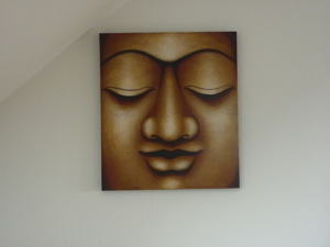Buddha auf Canvas 70X80X4cm(keine Massenware) Bild 1
