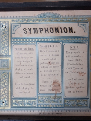 Antik für Sammler und Liebhaber: Spieluhr Symphonium Brevente Bild 3