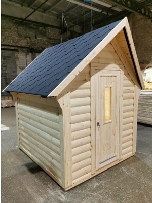 Sauna Gartensauna Kota 4.0m² Kiefer 45mm wohnstatt