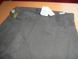 NEU: Damen Stretchhose Cargo Jeans grün Gr. 44 von Next Bild 3