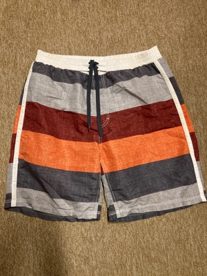 wie Neu!! Herren Stuf Herren Badeshort grau orange Gr. M