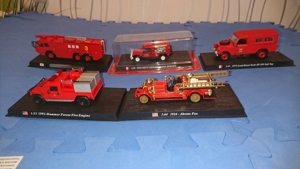 5 Feuerwehr Modell Autos NEU Bild 3