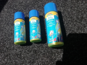 Aquarium: Verkaufe sera aquatan Wasseraufbereiter 2 x 100 ml + 1 x 250 ml