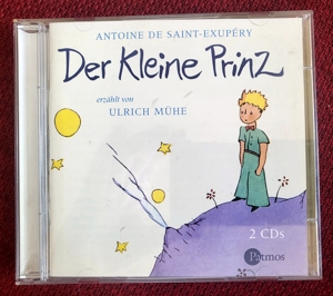 Sehr unterhaltsames Hörbuch Der kleine Prinz von Antoine de Saint-Exupery, gelesen von Ulrich Mühe