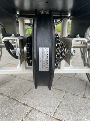 Komfort Dreirad E-Bike für Erwachsene "Draisin Santorin L" , Dreirad Elektrofahrrad, Elektro-Dreirad Bild 10
