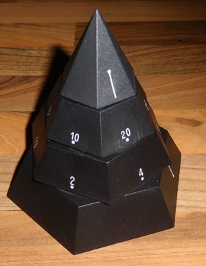 Pyramidenuhr - 4 Ebenen Bild 4