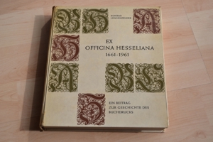 Verkaufe Buch Konrad Lengenfelder Ex Officina Hesseliana 1661-1961 Bild 1