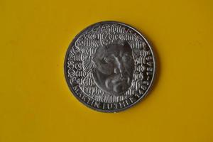 Verkaufe Silber-Gedenkmünze Bundesrepublik Deutschland 5 DM, Martin Luther Bild 1