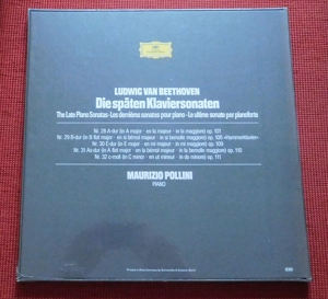 3 LP in Box Ludwig van Beethoven Die späten Klaviersonaten Bild 2