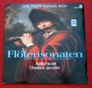 LP Flötensonaten Carl Philipp Emanuel Bach Bild 1