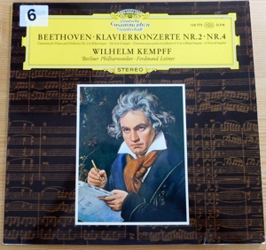 LP Beethoven Klavierkonzerte Nr. 2 Nr. 4 - Wilhelm Kempf Bild 1