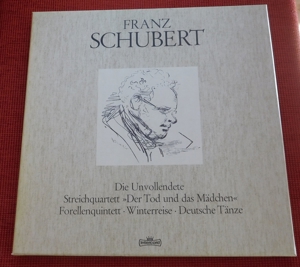 5 LP Vinyl - Franz Schubert: Die Unvollendete - Streichquartett Bild 1