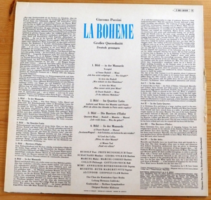 LP La Boheme Giacomo Puccini Bild 2