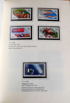 Jahrbuch Die Postwertzeichen der deutschen Bundespost 1986 Bild 6