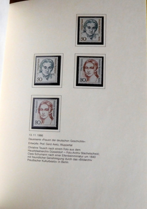 Jahrbuch Die Postwertzeichen der deutschen Bundespost 1986 Bild 13