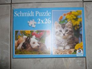 Schmidt Puzzle 2x26 und Ravensburger Puzzle 3x49