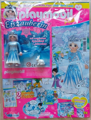 Playmobil Comics Weihnachts Engel Prinzessin Zauberin Eiskunstläuferin X-mas Winter Schnee Bild 3