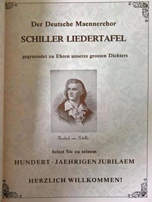 Schiller Liedertafel, Chicago - Festschrift zum 100jährigen Jubiläum 1977