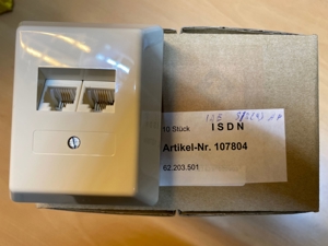 3 x Telefondose Western RJ45, ISDN IAE 8/8(4), AP, neu