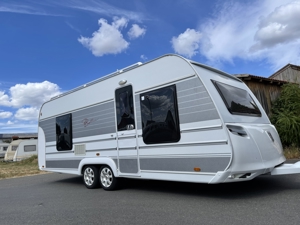 Tabbert Bellini 590/Autark/Duschkabine/WC/gr K?hlschk/Leder/Alu
