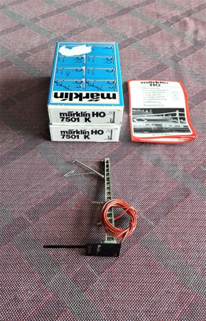 Märklin Oberleitungsmast Anschlußmast 7501K 7510K 7512K 7201M Spur HO Bild 6