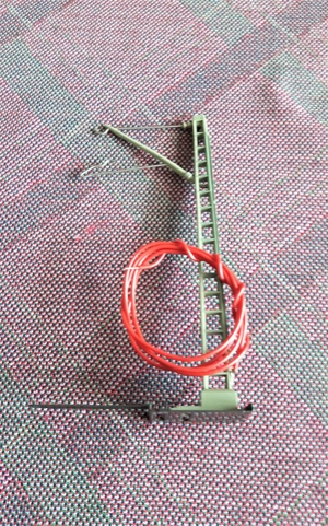 Märklin Oberleitungsmast Anschlußmast 7501K 7510K 7512K 7201M Spur HO Bild 5