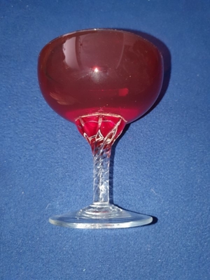 6 Sektschalen buntes Glas Bild 6