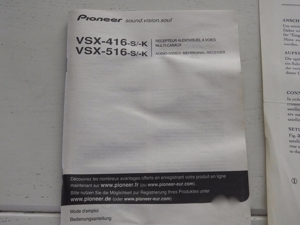 Pioneer VSX-516-S Mehrkanal-Receiver, 5 Lautsprecher Magnat Cubus, Infinity primus PS-8 subwoofer Bild 4
