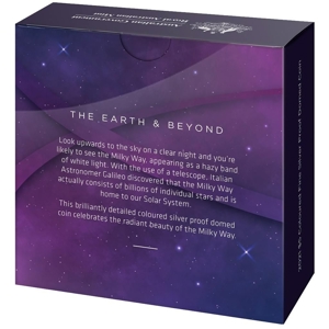 Australien: 5 Dollar-Serie Earth and Beyond Die Milchstraße 1 oz. Silber Gewölbt in PP-sehr rar ! Bild 7
