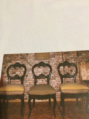 Salontisch und 3 Stühle Bild 4