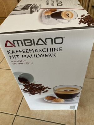 Kaffeemaschine mit Mahlwerk, 2-12 Tassen, neuwertig, NP 70 EUR Bild 3