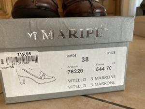 Pumps, Glattleder, braun, Gr. 38, neu, NP 119,95 EUR Bild 4