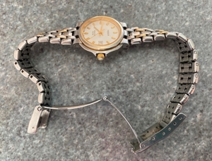 Damen Armbanduhr Tissot Seastar 10ATM Bicolor Metallband Bild 2