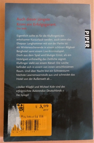 Rauhnacht / Volker Klüpfel u. Michael Kobr / ISBN 978-3-492-25990-3 Bild 2