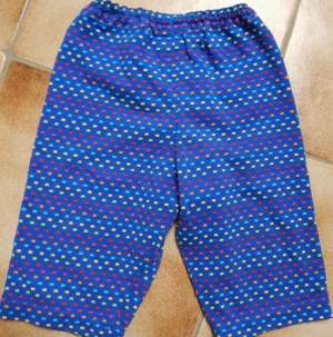 Radler / Leggins blau-gemustert Gr. 116-128