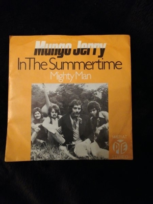 Single Mungo Jerry In the Summertime Das Cover und die Platte sind in gutem Zustand