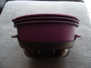 Tupperware 101° MicroGourmet Dampfgarer für die Mikrowelle. Bild 9